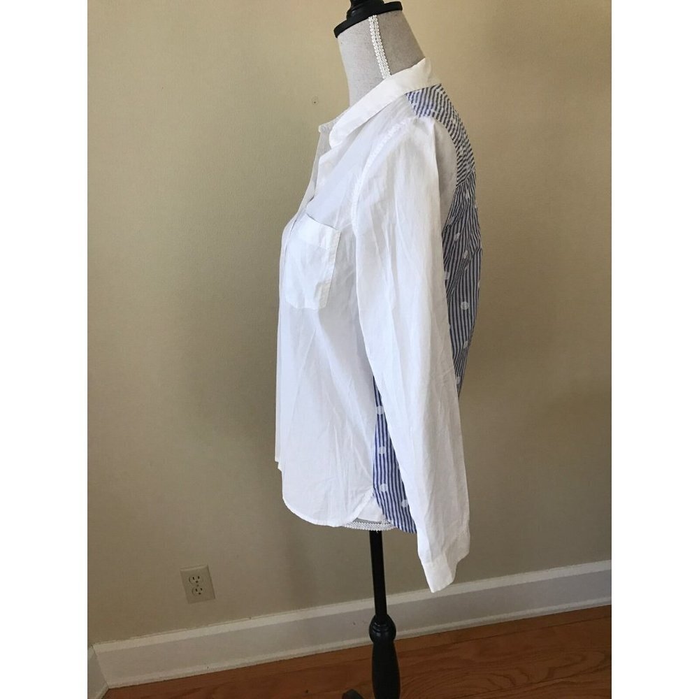 madewell item 01028 stripe polka dot contrast - Picture 6 of 10